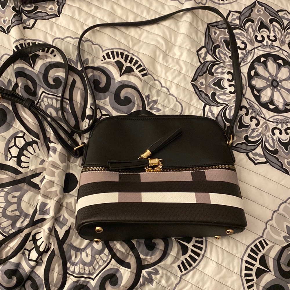 Plaid crossbody
